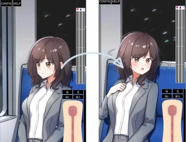[SLG/动态/生肉/触摸/中出/羞耻]电车远程奸淫～[PC+安卓]-九九社游戏
